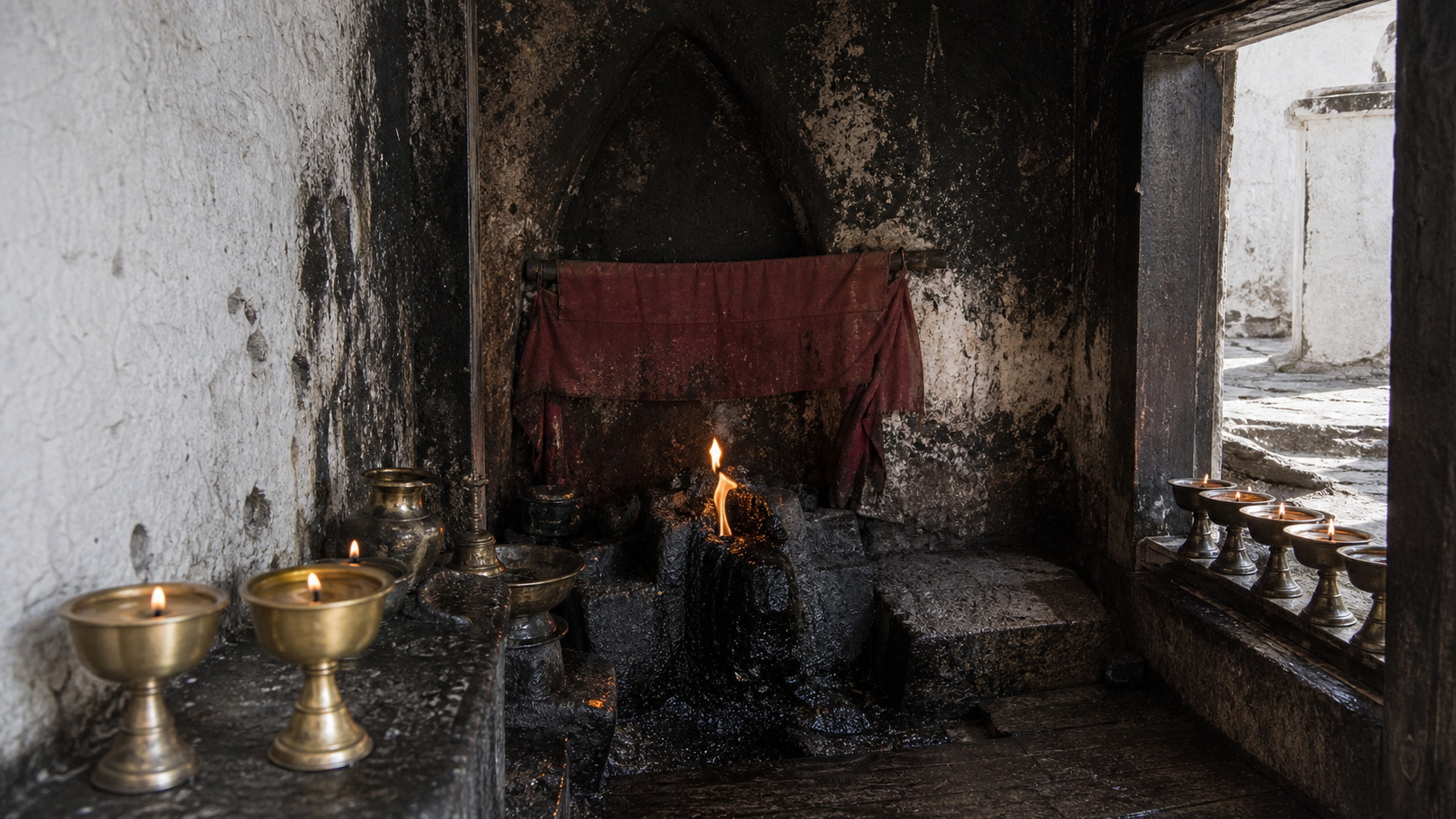 Jwala Mai eternal flame shrine